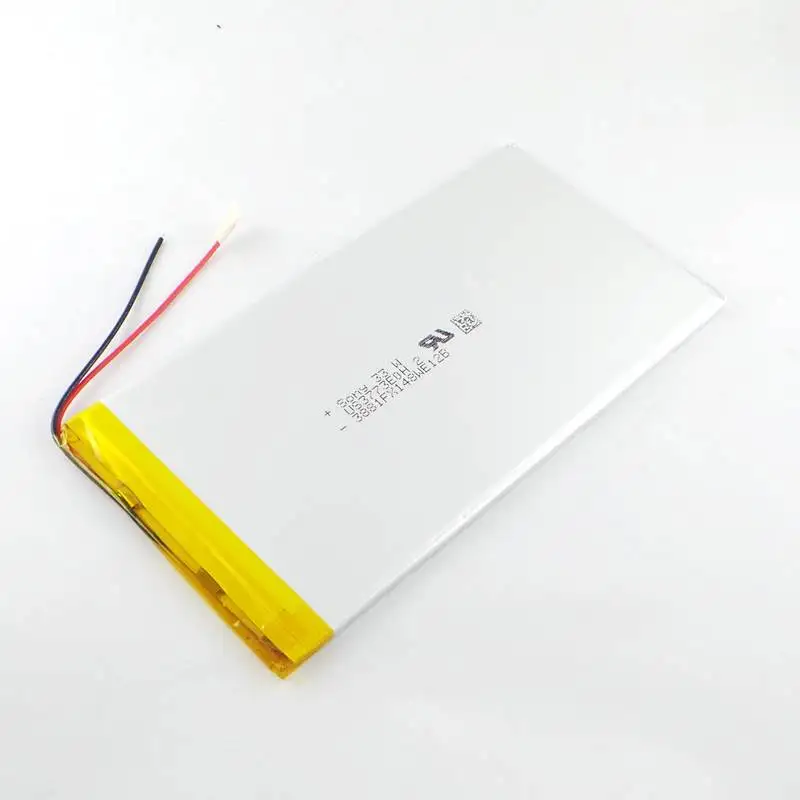 Brown 3.7V OZing N808 3572140 tablet computer alternative polymer PR-3874175 battery Rechargeable Li-ion Cell