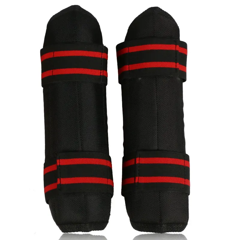 Oxford Red Sanda Shin Guard MMA Boxing TKD Karate Leg Guard Kick Boxing Muay Thai Shin Protectors Guard Leg Protective Gear