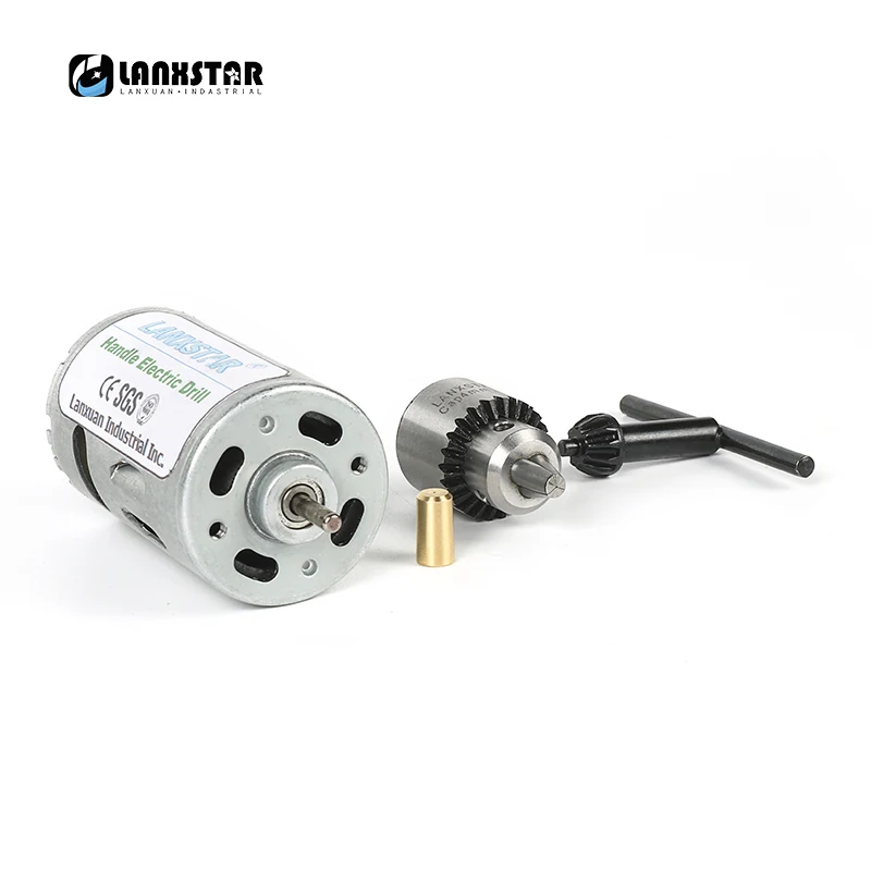 Ball Bearing 555 Motor JT0 Drill Chuck 0.3~4mm 12-24V DC DIY Mini Micro Electric Drill 12000RPM Motor Engraving Press Drill