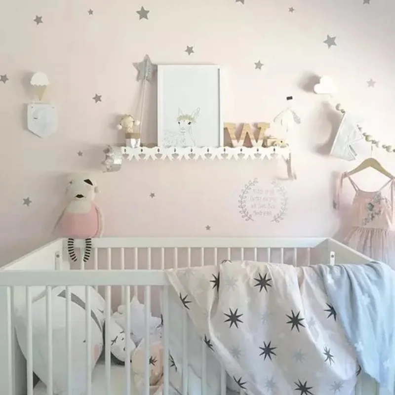 Baby Nursery Little Stars Wall Stickers For Kids Room Wall Decal Children Room Wall Sticker Kids Room Wall Art Home Decoration
