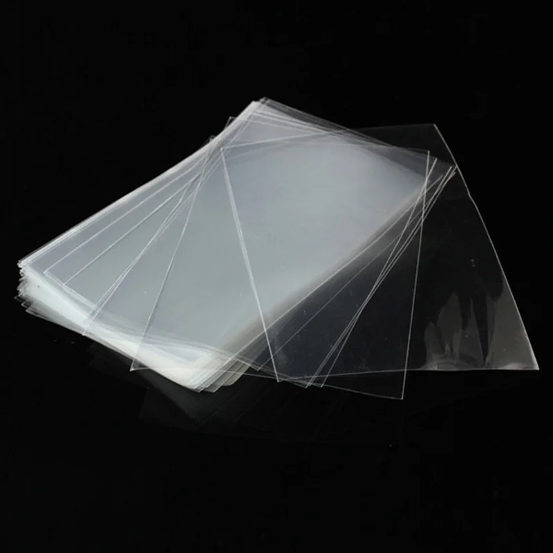 Clear Opp Bags 100pcs Transparent Flat Pocket Bags Storage Gift Bags 6x9cm 7x13 8x16  10x15 9x18 12x17 10x20cm Card Phone