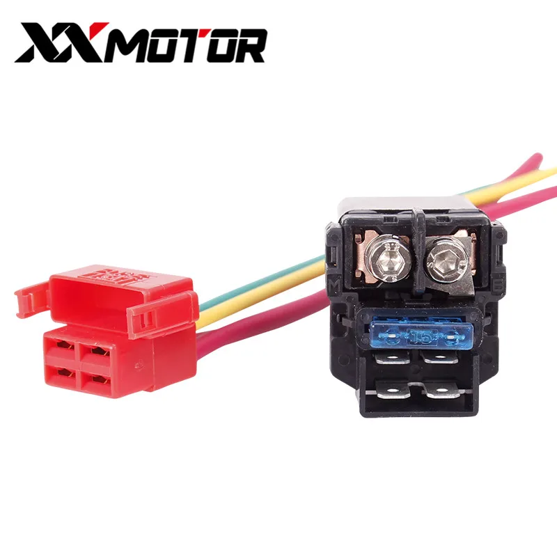 Motorcycle electrical parts lgnition key switch starter solenoid Relay with Plug For Honda VFR400 VFR 400 NC30 NC35