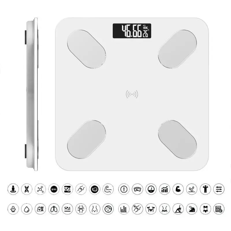 Sale Bathroom scale Smart Scales Household Premium Support Bluetooth APP Fat Percentage Digital Body Fat Weighing Scale P gason