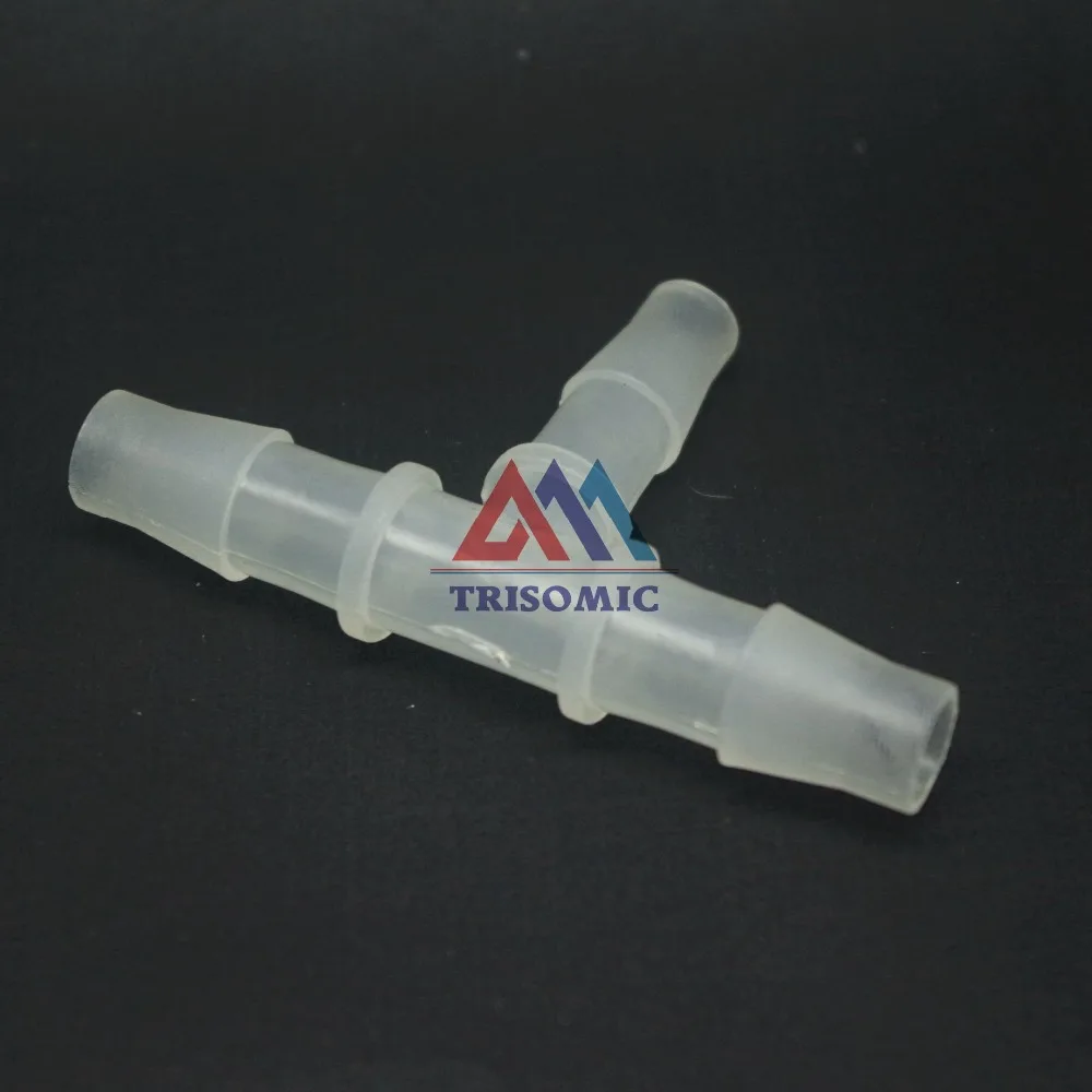 12 pieces 10mm*8mm*10mm T type Reducing Connector Tube Joiner Material PP Plastic Fitting Fish Tank Airline Aquarium