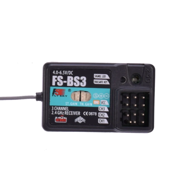 Flysky FS-BS3 BS4 BS6 2.4G 6CH Receiver with Gyro Stabilization System for Flysky FS-IT4S IT4 FS-GT2 FS-GT2E GT2F Remote Control