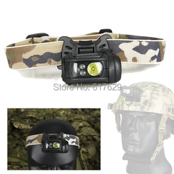 Système d'éclairage personnel modulaire tactique, lumière frontale pour casque de chasse en plein air, accessoire de Paintball OS15-0065