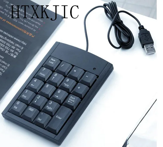 Mini USB Numeric Keyboard 18-keys Num Pad Wired Number Keypad Digital Teclado Klavye for Desktop Laptop Notebook PC