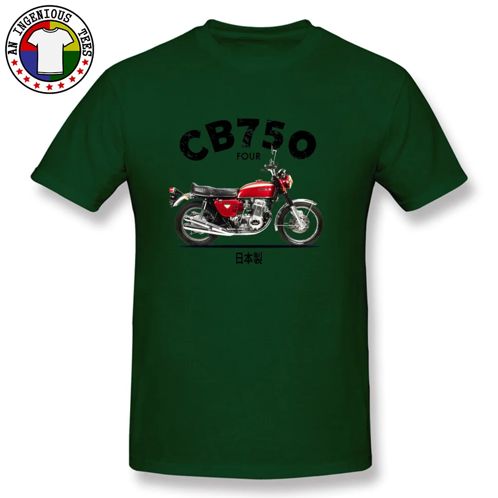 Vintage Motorcycle CB750 1970 Design New Tshirts Japanese Motorcycle Love Day 100% Cotton T-Shirt Normal Men\'s Clothing