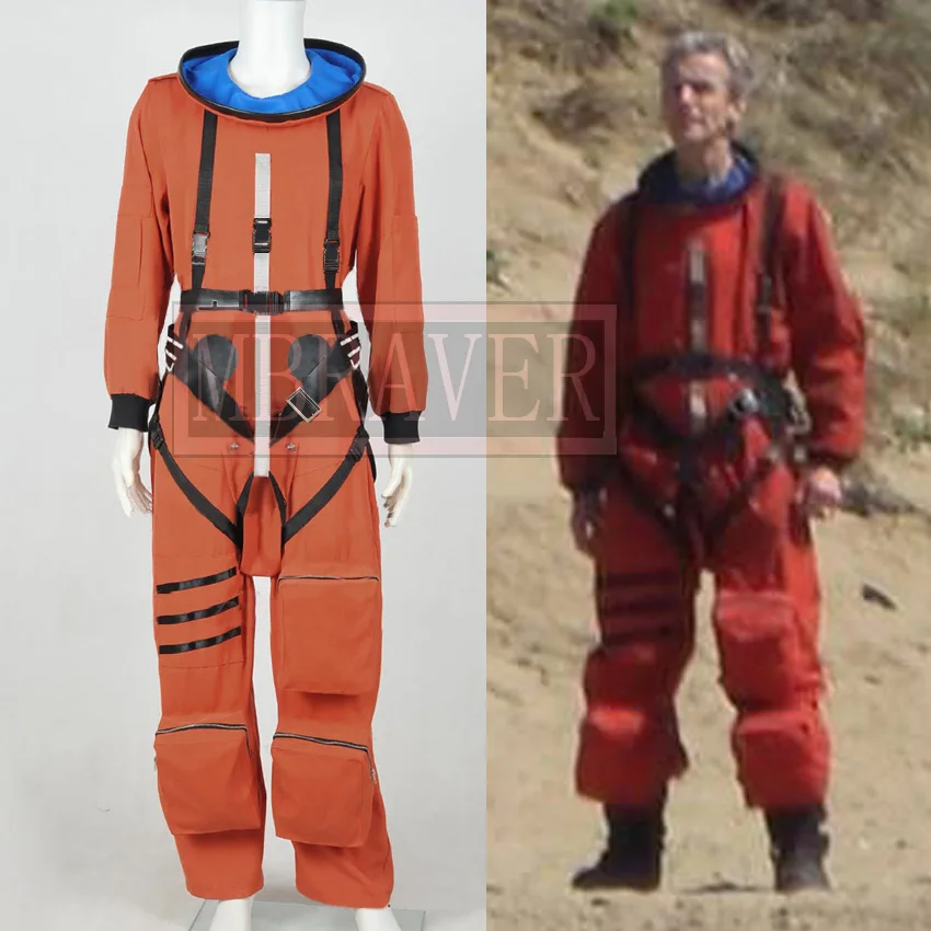 Kill The Moon 12th Twelfth Dr. Peter Capaldi Cospaly Costume Space Suit Fashion Party Halloween