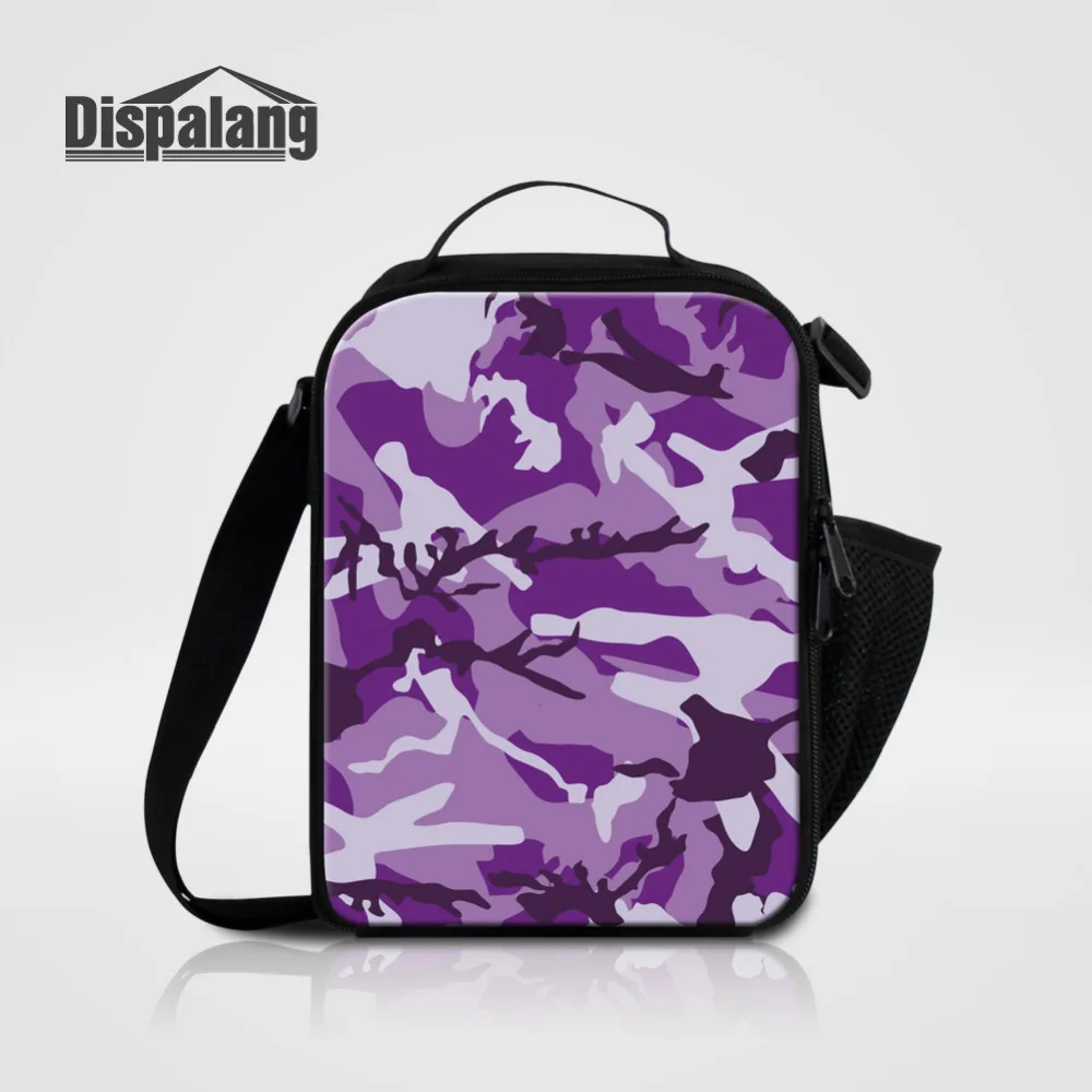 

Dispalang Thermo Lunch Bags for Kids Camo Pattern Thermal Food Bag Lunchbox Insulated Meal Container Picnic Cooler Bags Handbag