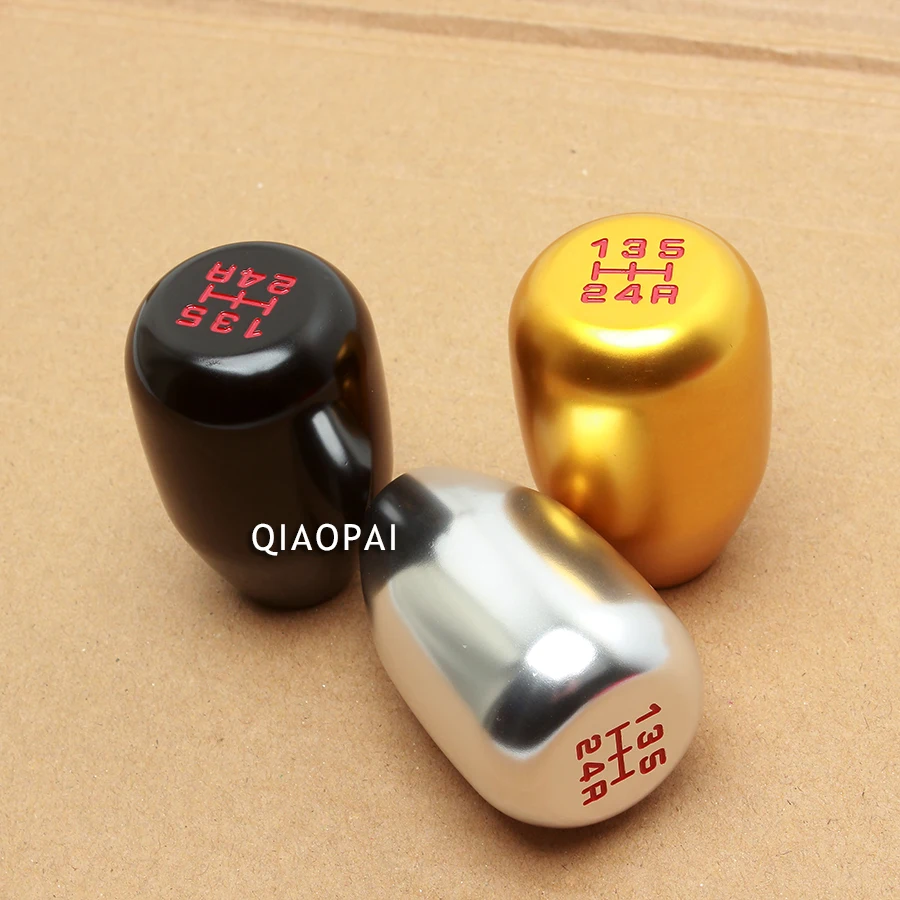 1pcs Refit Universal 10MM Car Gear Shift Knob High-quality 5/6 Manual Transmission Automobile Race Chrome Steel Autocar Parts