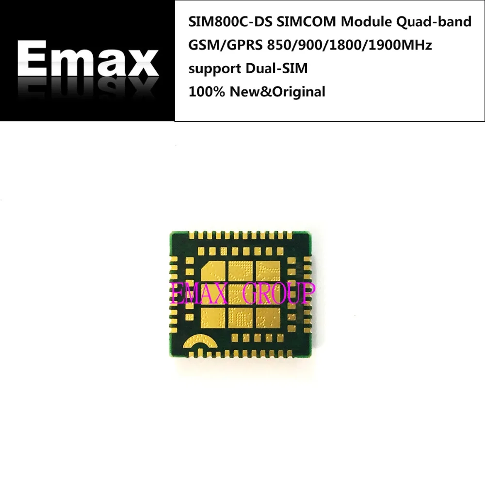 SIM800C-DS Simcom 2G 100% New&Original Genuine Distributor  GSM/GPRS Embedded quad-band module In the stock Free Shipping