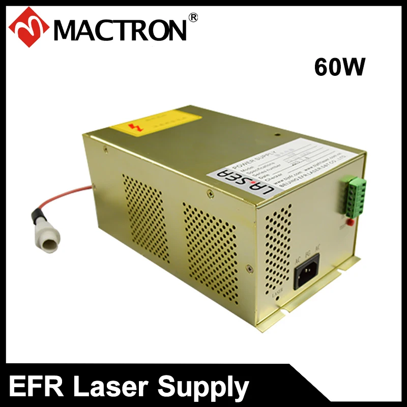 

High Quality Laser Power Supply EFR 60W For Co2 Laser Tube