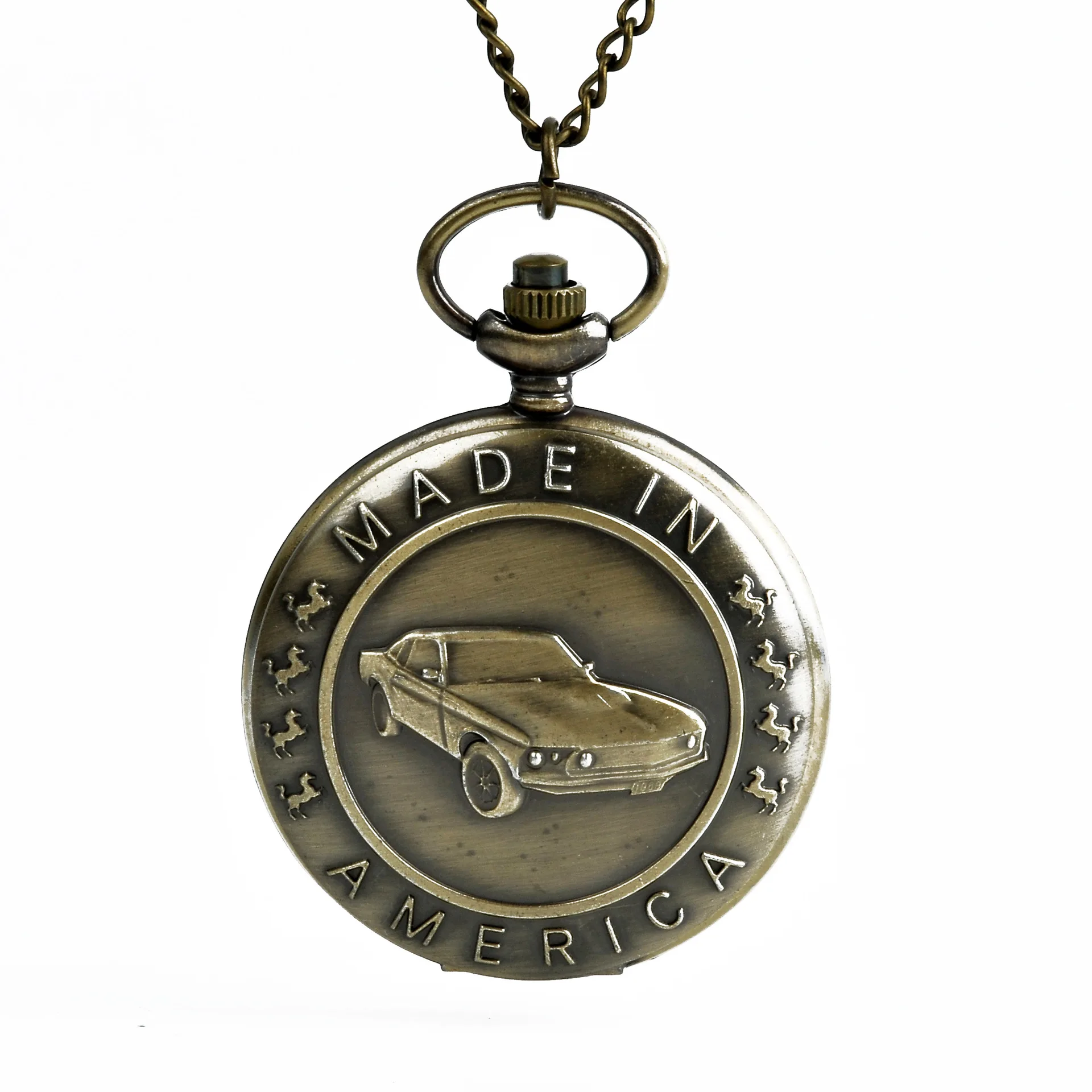 

Vintage Pocket Watch Cartoon Car Antique Car Truck Pendant Quartz Pocket Watch Necklace Chain New Gift For Men's Children