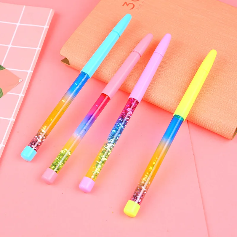 3pcs 0.38mm Cute Cartoon Flamingo Unicorn Gel Pen Black Ink School Office Supply Student Writing Drawing Creative Stationery