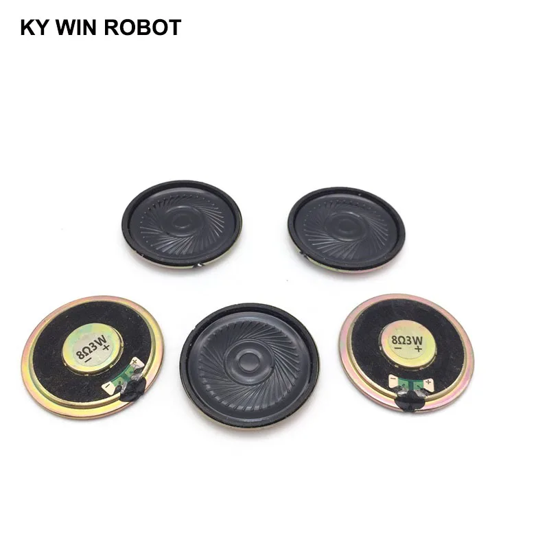 2pcs/lot New Ultra-thin Mini speaker 8 ohms 3 watt 3W 8R speaker Diameter 40MM 4CM thickness 5.5MM - Image 5