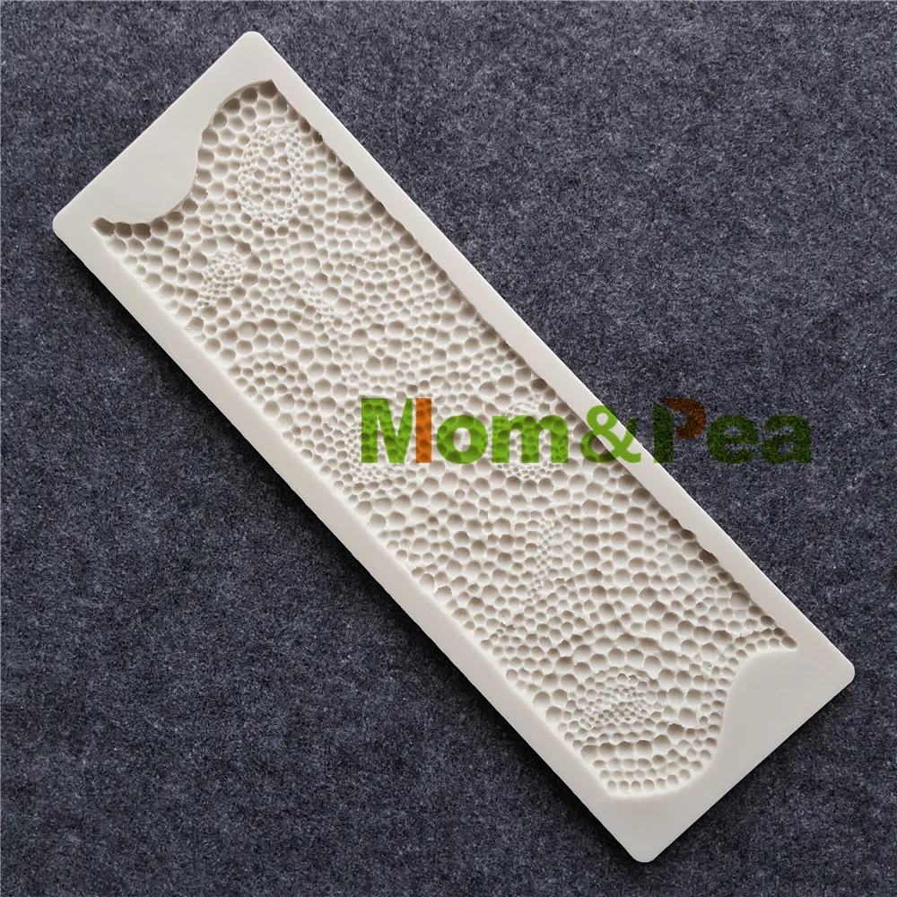 

Mom&Pea MPB0042 Pearl border Shaped Silicone Mold Cake Decoration Fondant Cake 3D Mold Food Grade