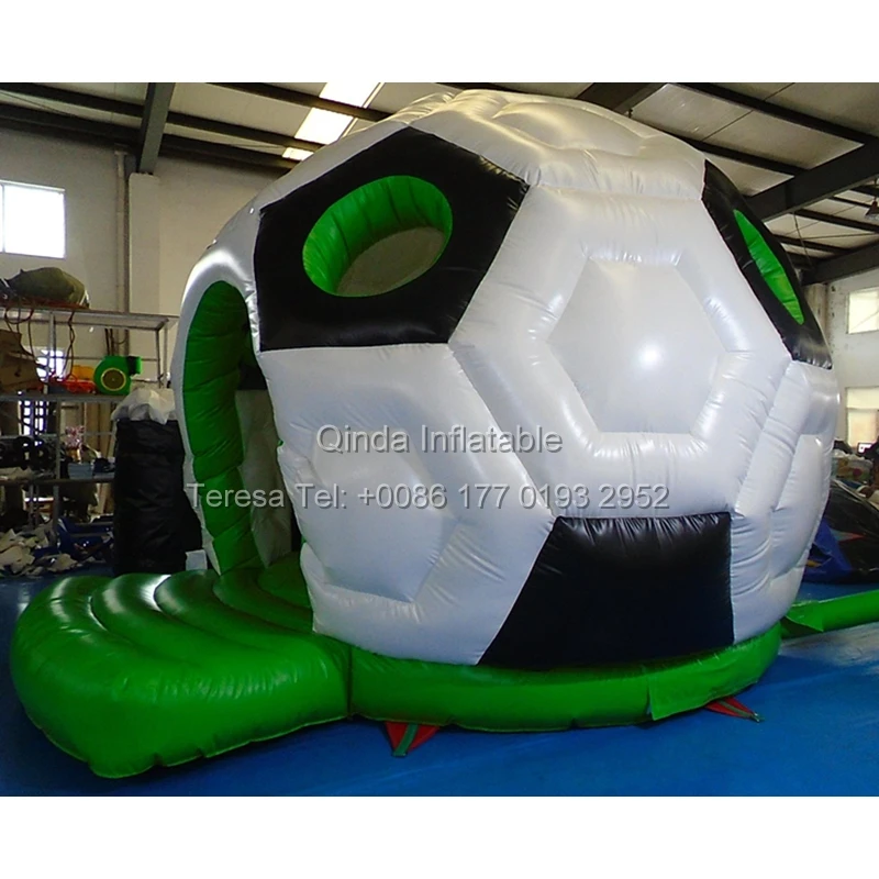 4.5m Soccer Inflatable Castle Bouncy Castles Jumping House Inflatable Bouncy Trampoline