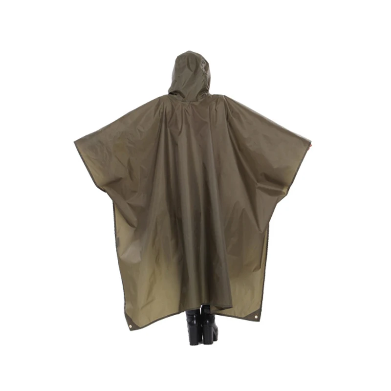Ultralight 210T Rain Jacket Hiking Cycling Raincoat Outdoor Camping Mini Tarp Multifunction Sun Shelter Tarp footprint hunting