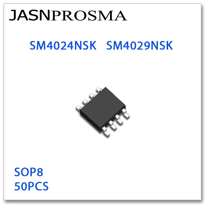 

JASNPROSMA 50PCS SOP8 SM4024NSK SM4029NSK High quality