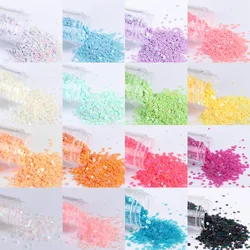 4000 sztuk/partia 2mm płaskie okrągłe luźne cekiny Paillettes szycia Craft ślubne, kolorowe Nail Arts, klub nocny sukienka...