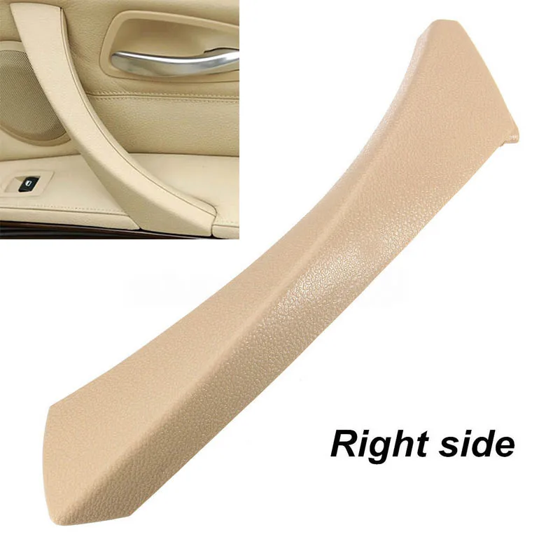 JXLCLYL Right Inner Door Panel Handle Outer Cover Trim For BMW 3-Series E90 Beige