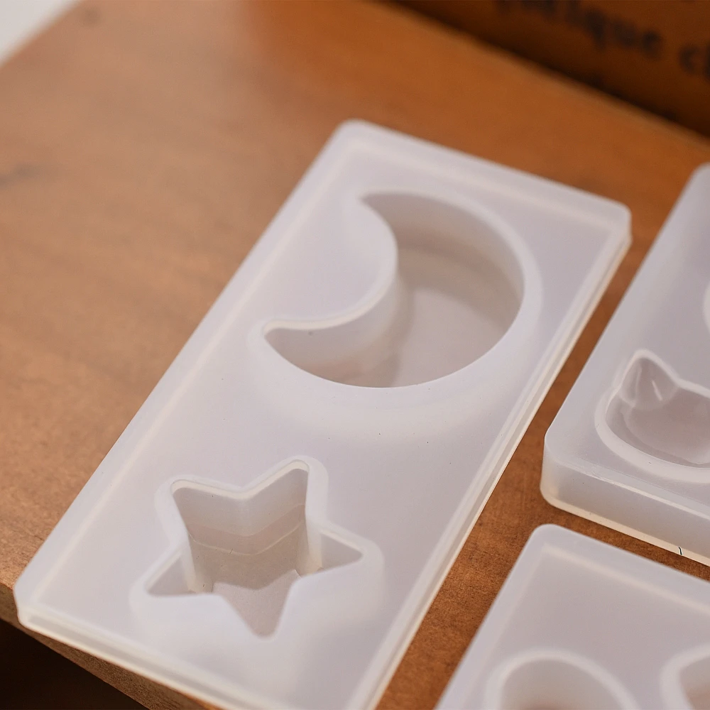 SNASAN Cat Paw Claw Heart Moon Star Silicone Mold Handmade DIY Jewelry Making Epoxy Resin Silicone Casting Mould — zdjęcie 5