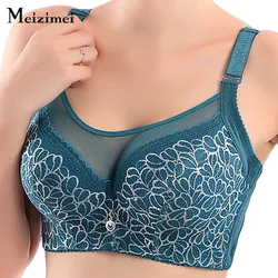 Meizimei sutiãs para as mulheres verão mais grande tamanho senhora super fina push up bralette reunir laço colheita topo bh sexy sutiã menina