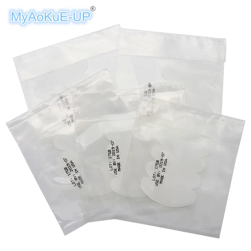 60 packs New Arrival 3D Silicone Eyelash Patches Eye Pads Eyelash Patches Eyelash Extension women  Makeup Tools