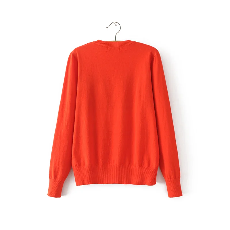 Suéter de manga larga para mujer, jersey con letras, top de estrellas, Tops de punto 1970, 1970