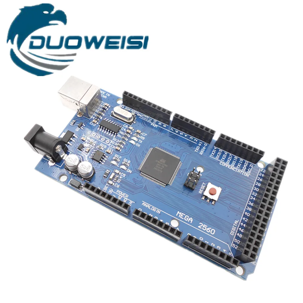 MEGA 2560 R3 ATmega2560 R3 AVR USB board 2560 MEGA2560 R3 USB Cable wholse sale CH340G Improved version