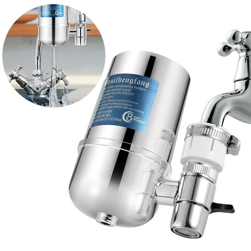 Kitchen Tap Water Filter Purifier Faucet Washable Ceramic Percolator Water Ceramic Filter Filtro Rust Bacteria Removal For Home