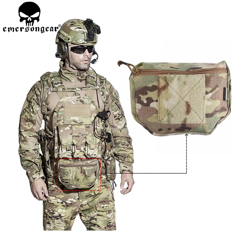 EmersonGear Bolsa Portaplacas AVS JPC CPC MOLLE Multi-Camo táctico