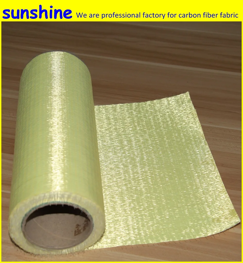 280g UD Aramid Fiber Fabric  Unidirectional cloth For Bulletproof Products