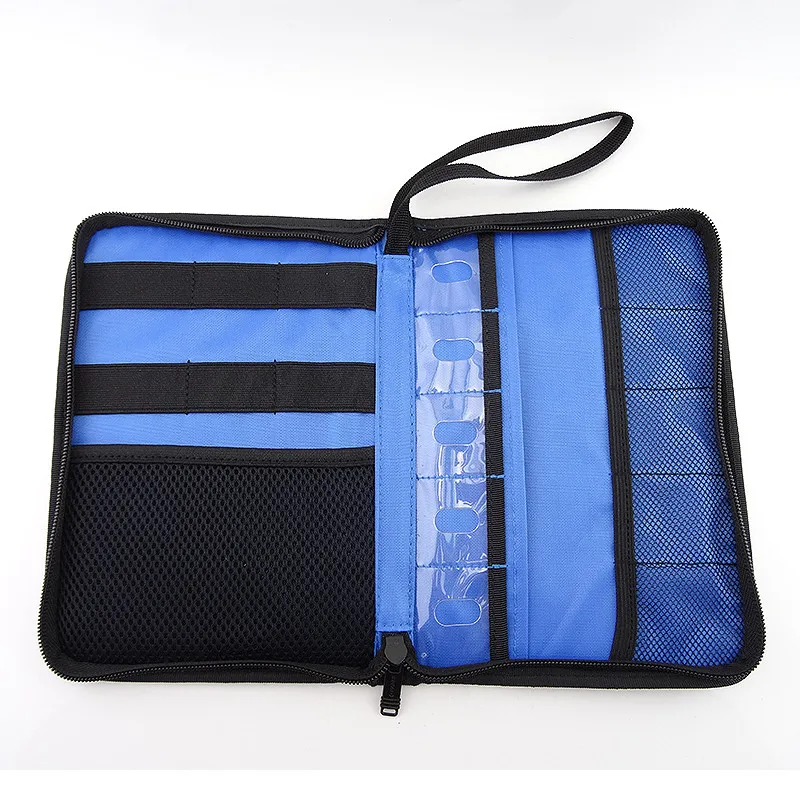 Portable Travel Folding Storage Bag for USB Flash Drives, Cable, U disk, SD Card, Earphone, Digital Accessories Organizer Case