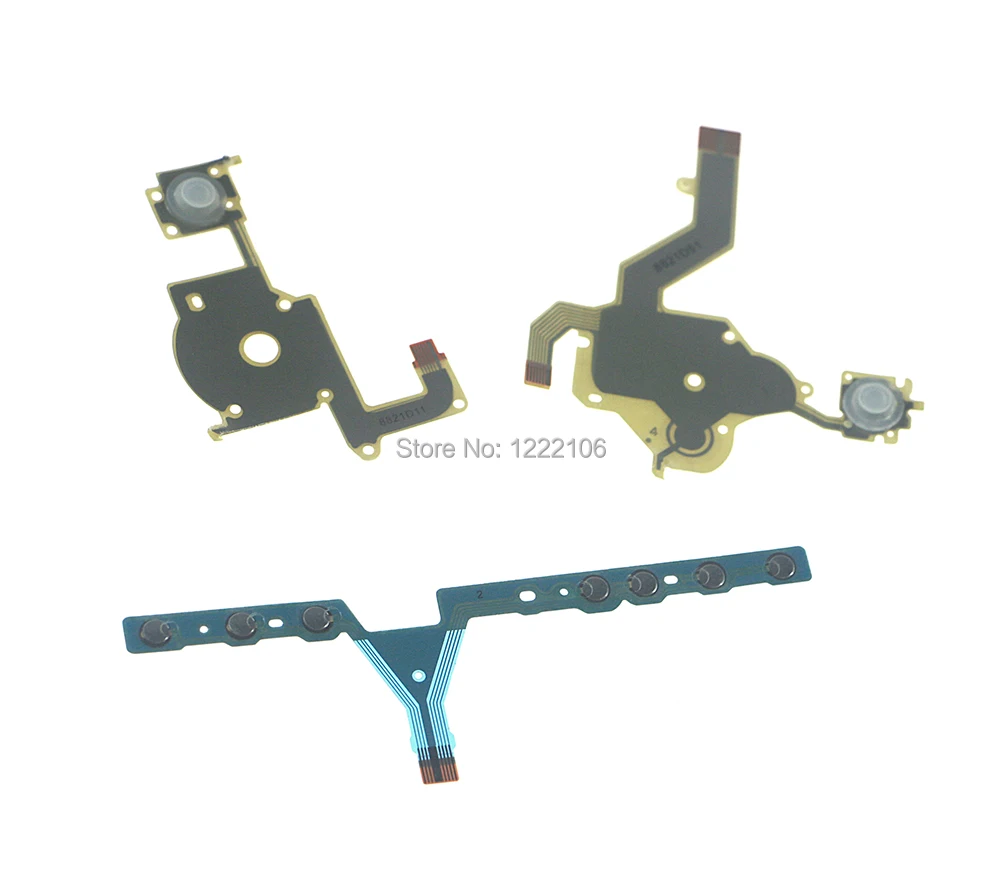 10sets اليسار الأيمن أزرار زر شريط مرن كابل الجمعية الكابلات المرنة استبدال إصلاح أجزاء مكون ل PSP 3000