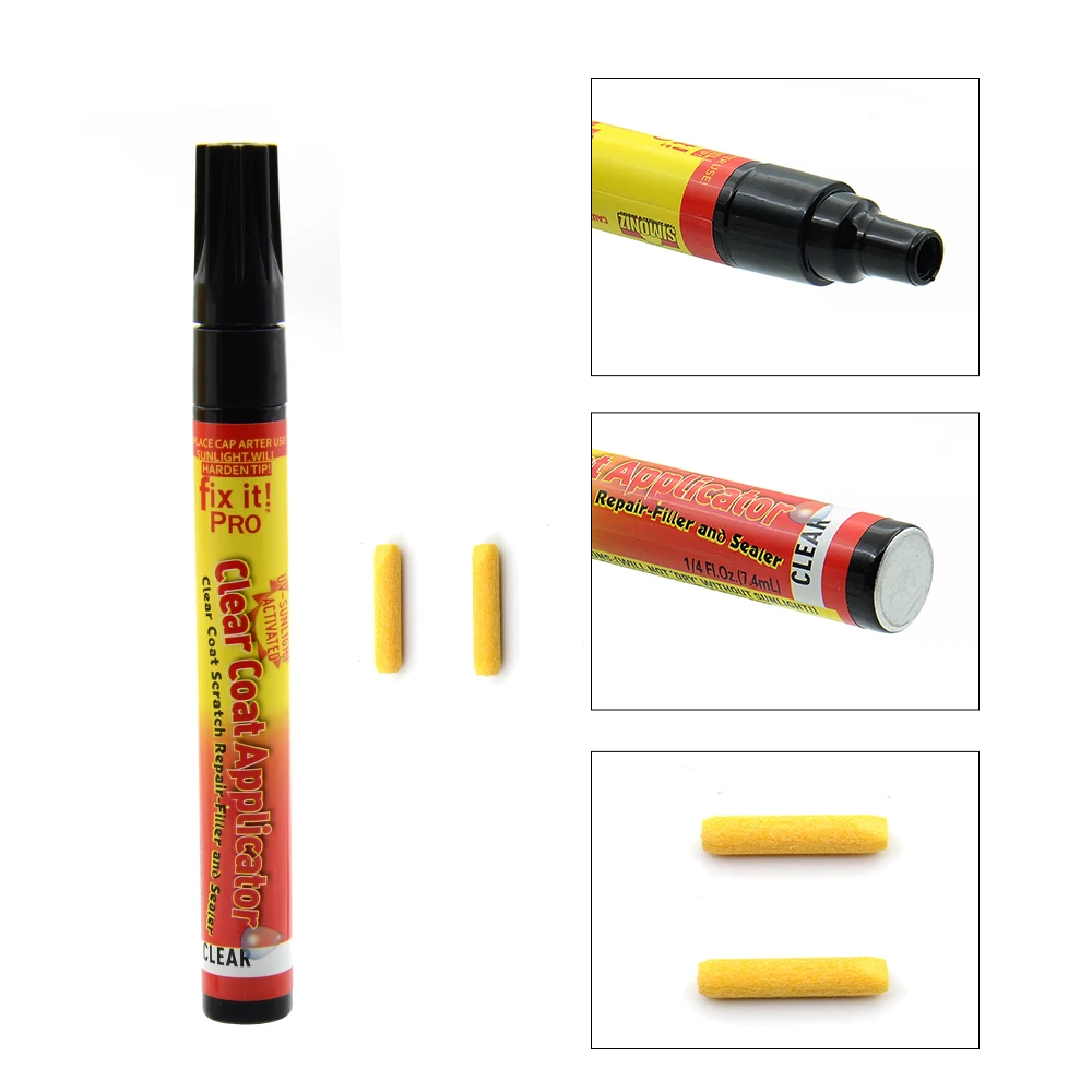 

1PC Car-styling Portable Fix It Pro Clear Car Scratch Repair Remover Pen Simoniz Clear Coat Applicator Auto Paint pen