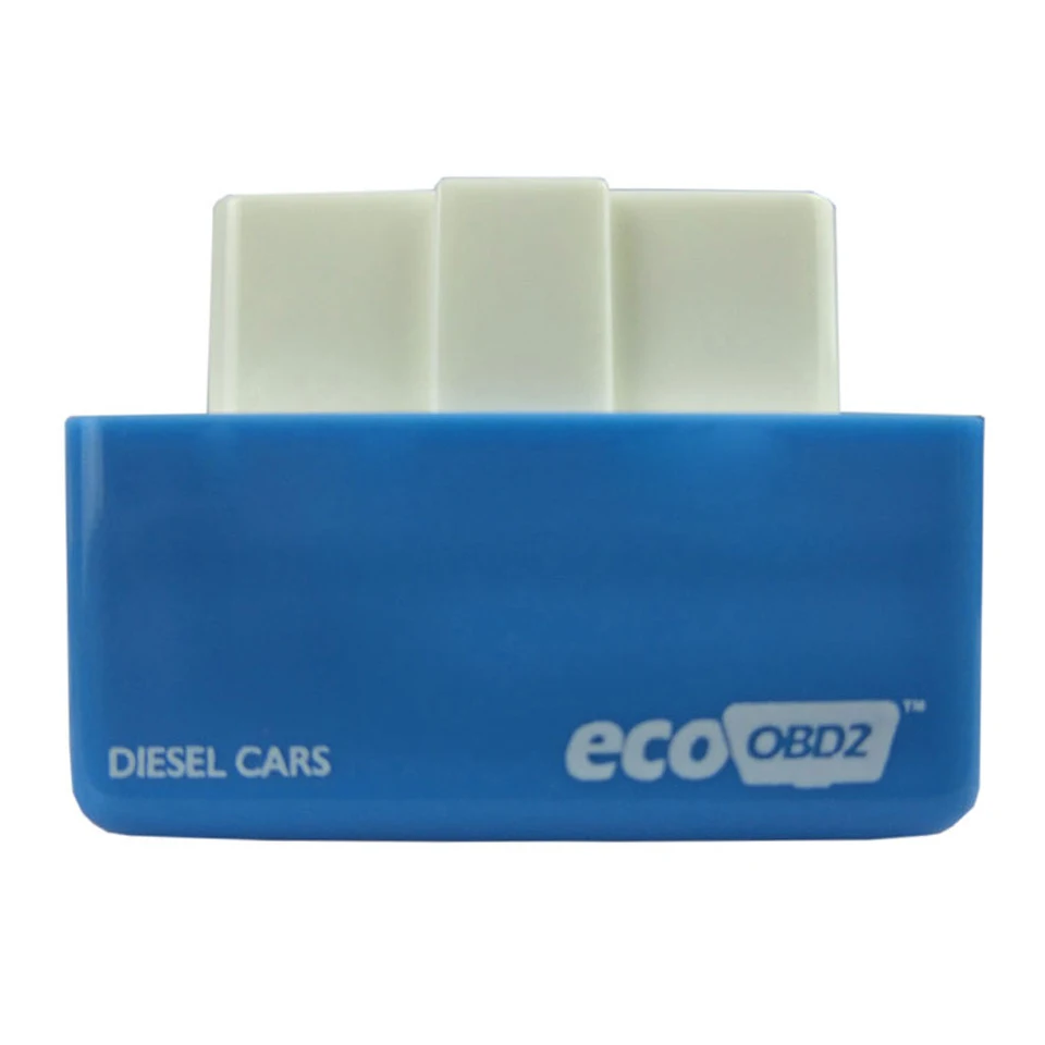 

EcoOBD2 для дизельных автомобилей Экономичный чип-тюнинг Box Plug & Drive Obd2 Токарные коробки-производительность 15% экономия топлива Синий