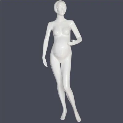 Fashionable Fiberglass Female Mannequin Pregnant mannequin For Pregnant Clothes Display