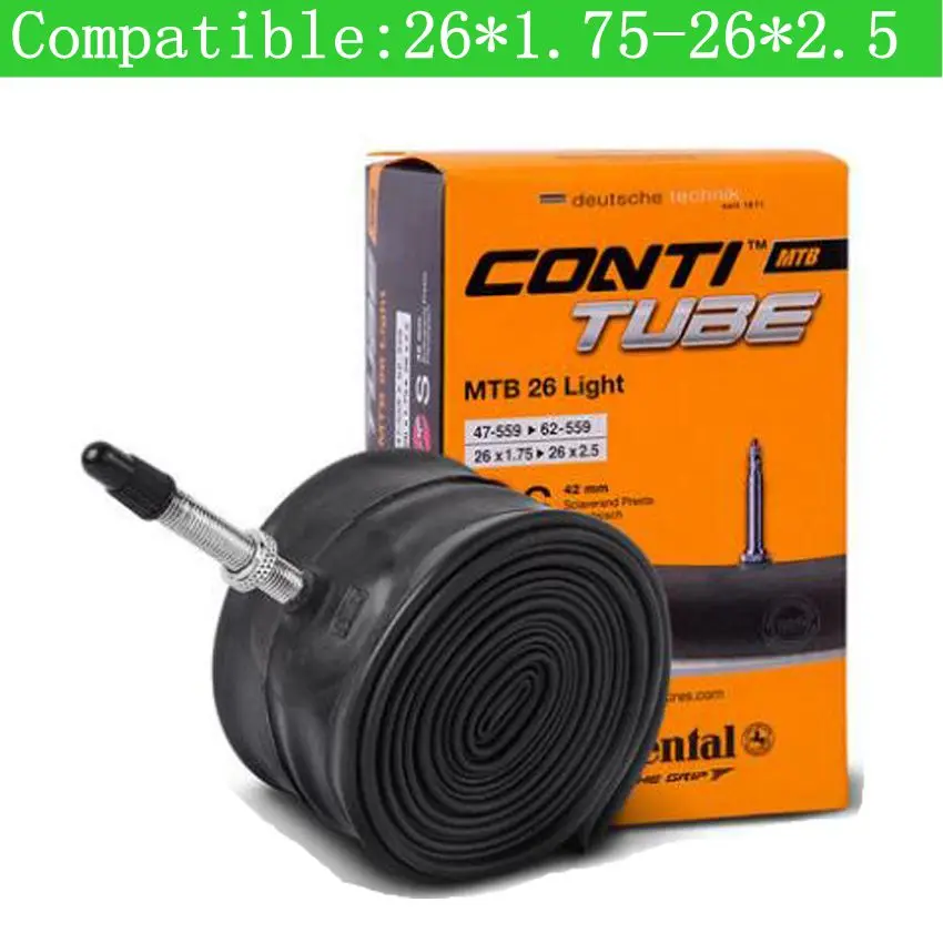 Continenta Race 26 FV AV Bike Tires Inner Tube For Road Bicycle Tire tyre compatible 26 * 1.75 / 2.5 Cycling kenda/maxxi