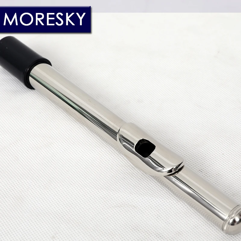 MORESKY C Key Flute 16 Hole Nickel Plated