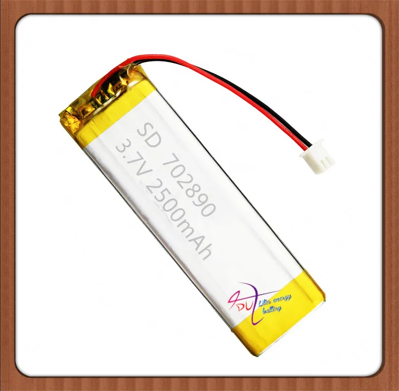 XHR-2P  2500mAh 352885*2 3.7V in core point reading machine learning story lithium polymer battery 702890