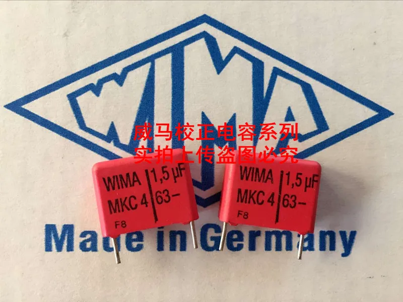 

2020 флейта 10 шт./20 шт. немецкий конденсатор WIMA MKC4 63 в 1,5 мкФ 63 в 155 1U5 P: 15 мм