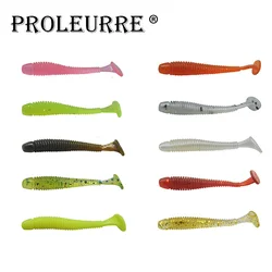 Proleurre Saturn Worms 0.7g 4.5cm Soft Baits Carping Fishing T Tail Silicone Maggot Worm Wobblers Pesca Fishing Accessories