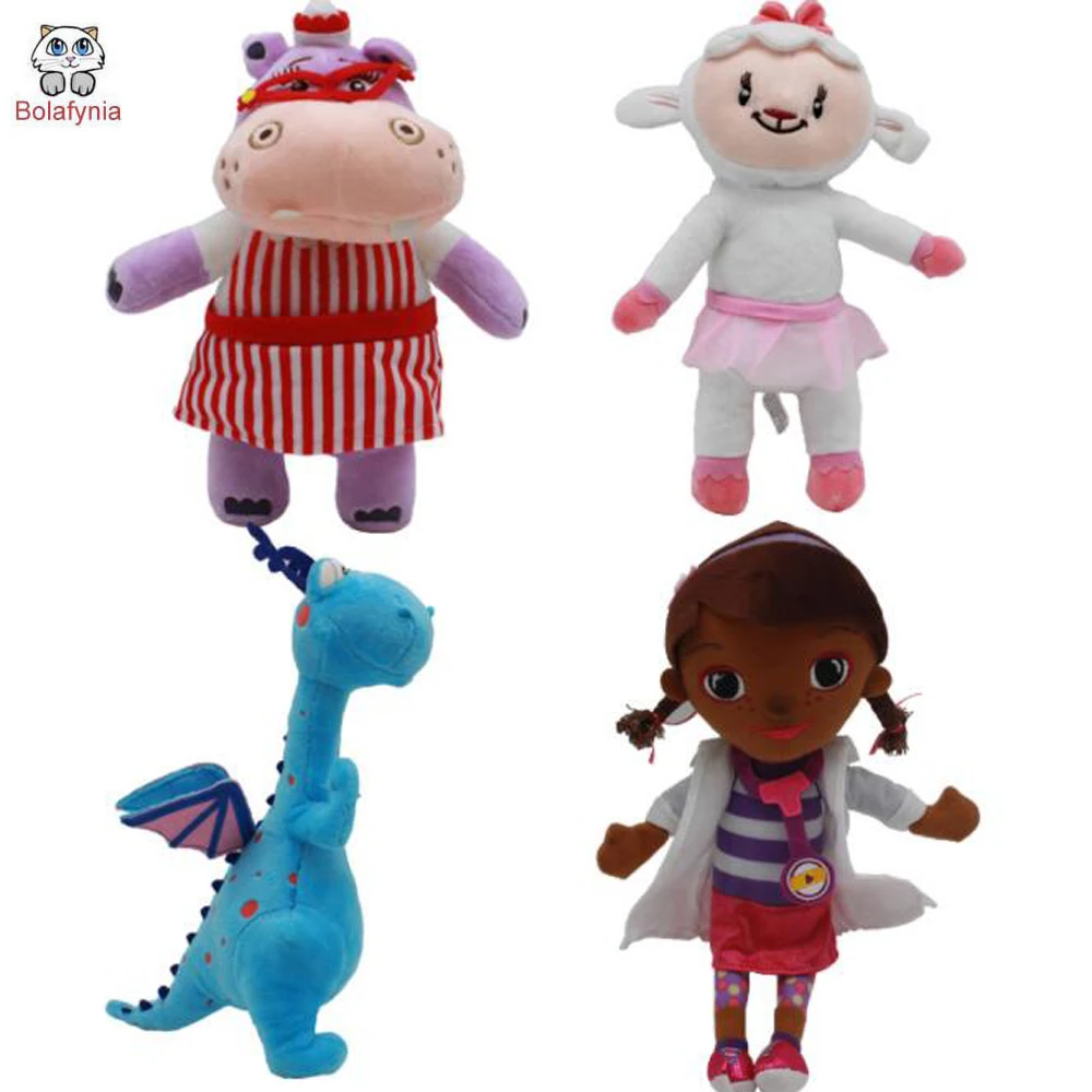 Doctor Hippo Doll Birthday Gift Children Plush Stuffed Toy 4pcs/Lot