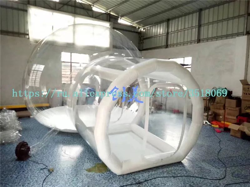 Sell 4 meters with corridor aerated transparent bubble house, for leisure accommodation and moon viewing