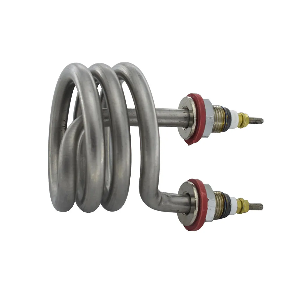 Elemento del tubo di riscaldamento elettrico in acciaio inossidabile 220V 2.5KW elemento del riscaldatore dell\'acqua di distillazione a spirale
