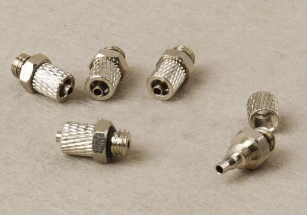 5PCS PC6-M6* Pneumatic Fitting 3*6mm Pipe Quick Coupling Connector Knurling