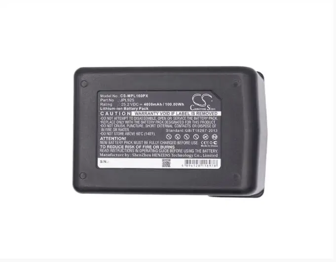 Cameron Sino 4000mAh battery for MAX 34G808 Rebar PJRC160 JPL925 Power Tools Battery