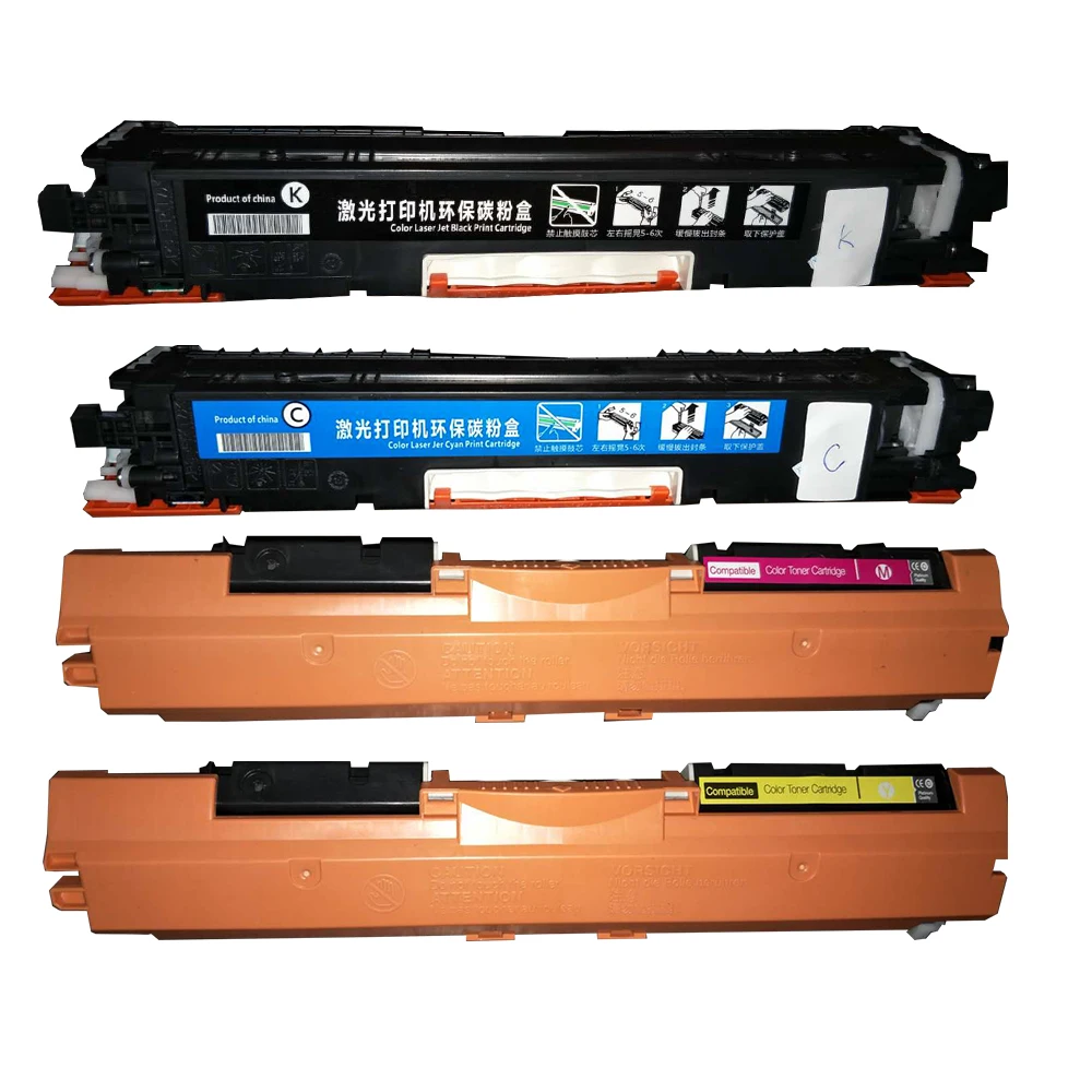 Compatible color Toner Cartridge CE310A CE311A CE312A CE313A 126A 126a for LaserJet Pro CP1025 CP1025nw MFP M175 M275 M275nw